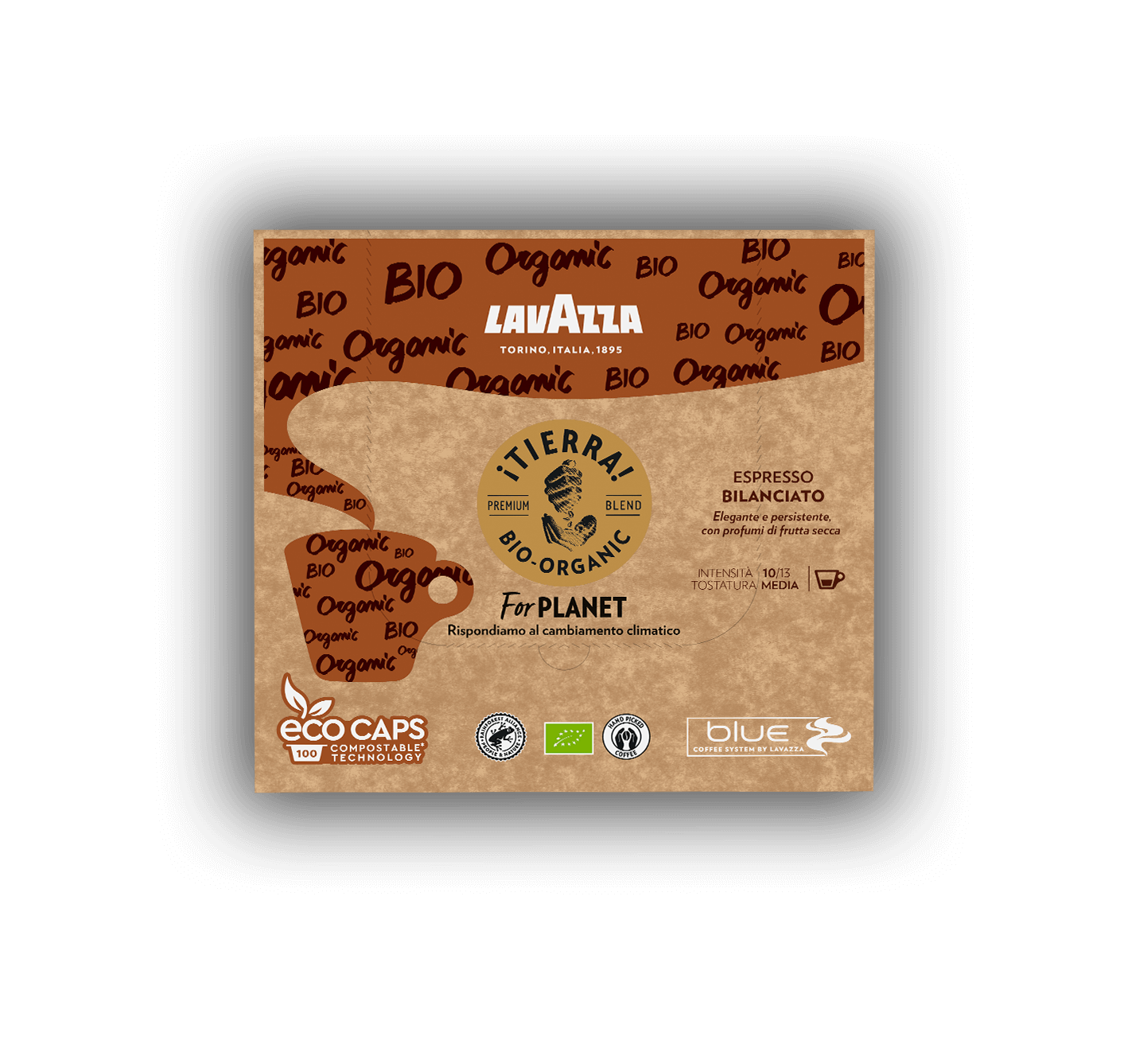 Capsule Blue ¡Tierra! For Planet Espresso Bilanciato