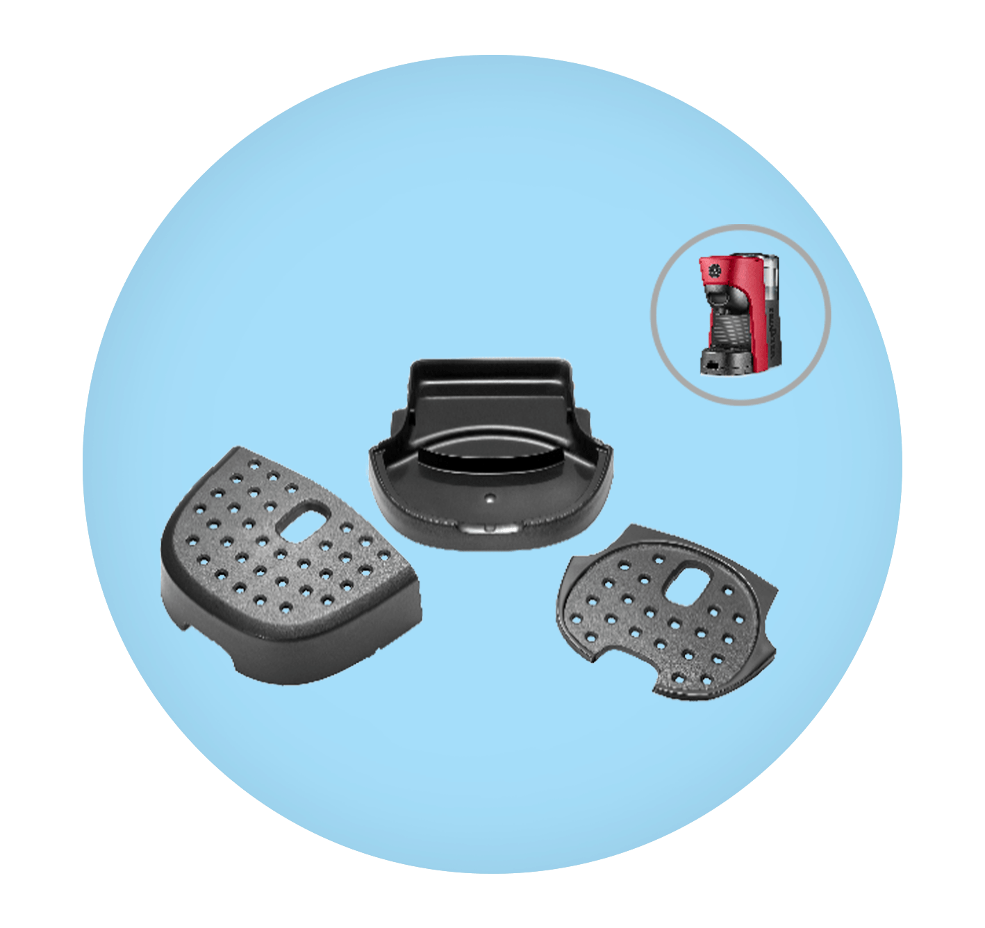 Kit Cassetto Raccogli Gocce/Poggia Tazza Tiny
