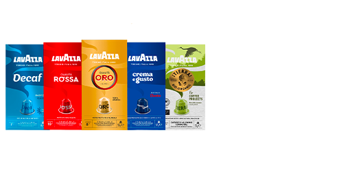 Prova i caffè iconici Lavazza