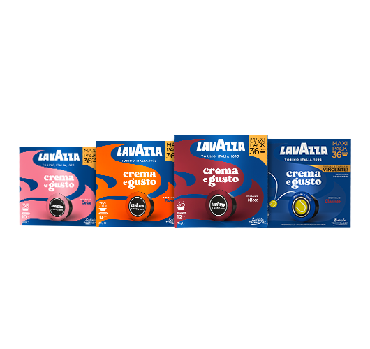 Prova l'intensità e la cremosità di Lavazza Crema e Gusto