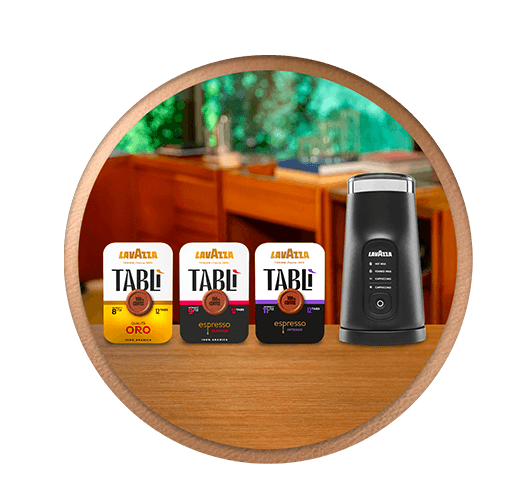 Kit Tablì: cappuccinatore Milkeasy Plus e tab