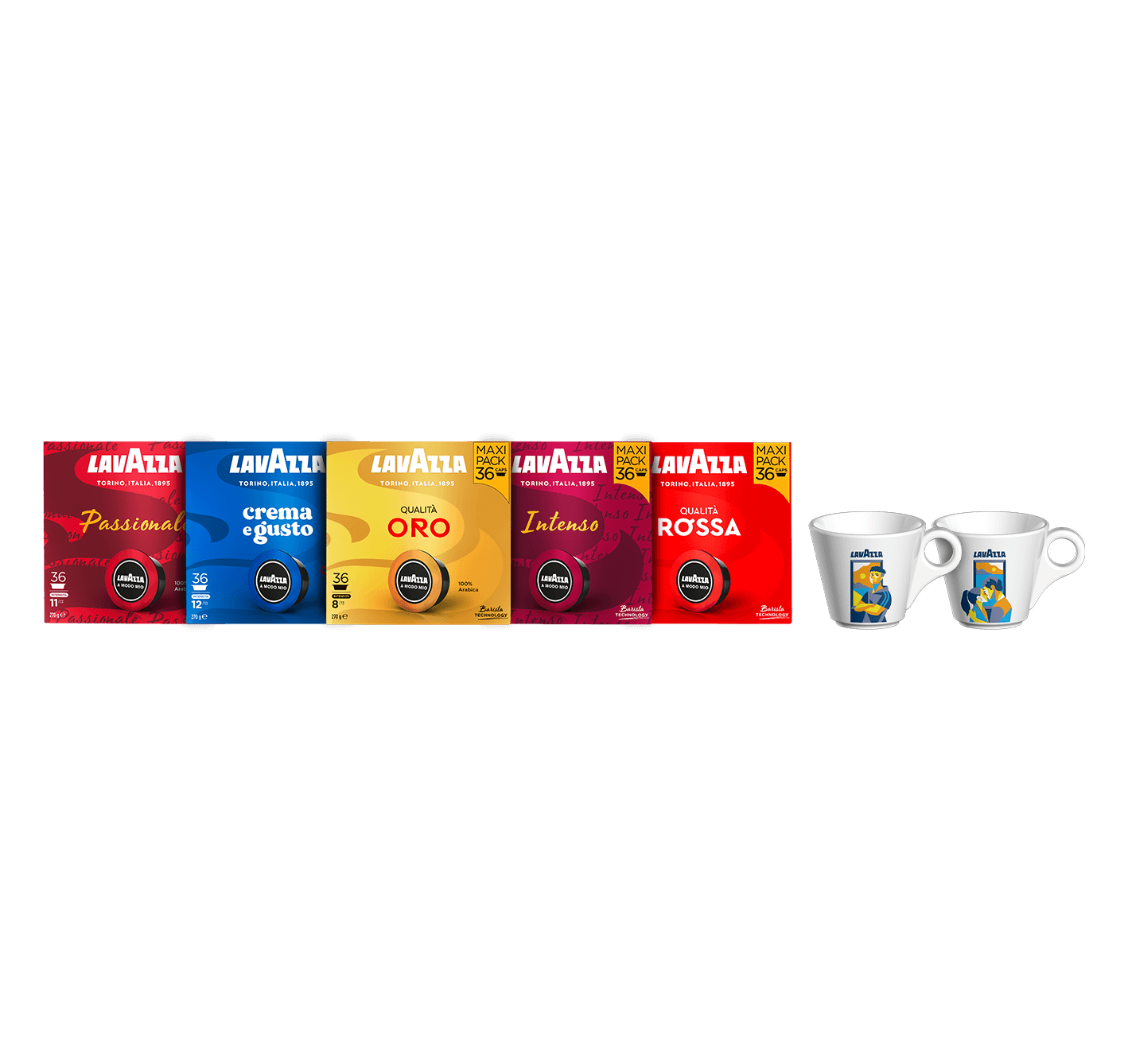 Capsule Lavazza A Modo Mio e il Set Espresso Mare Fuori a un prezzo speciale