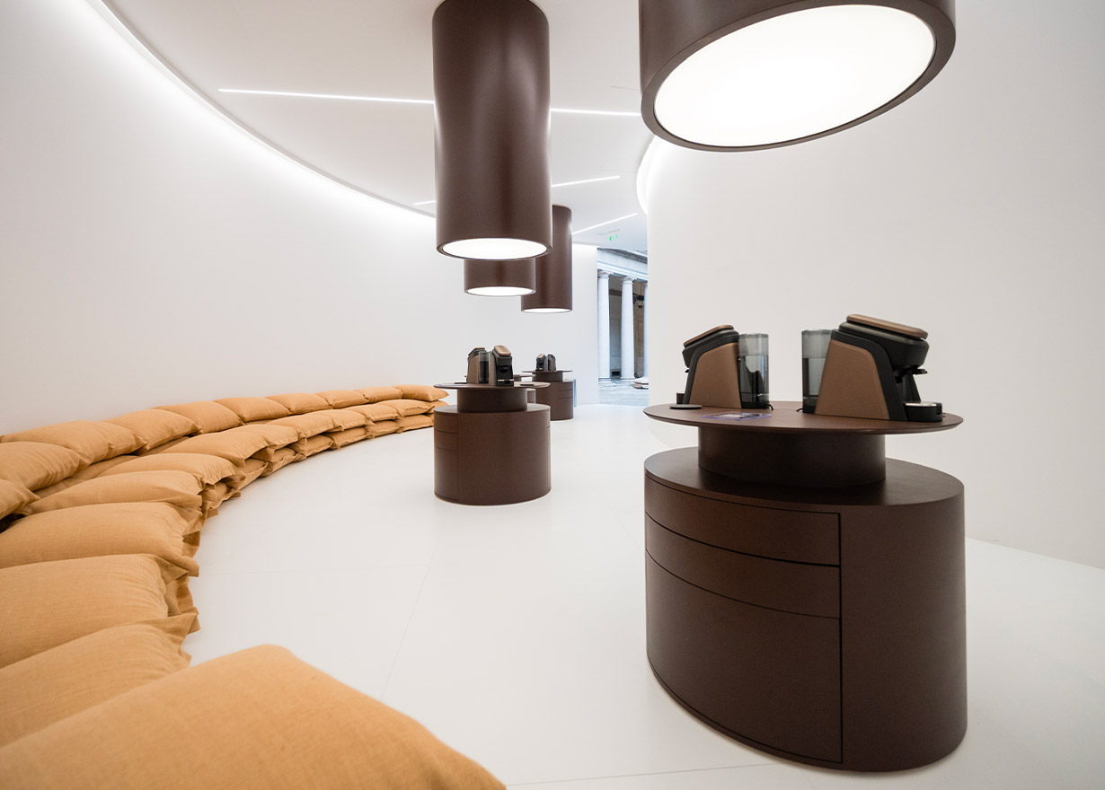 dentro installazione Milano Design Week