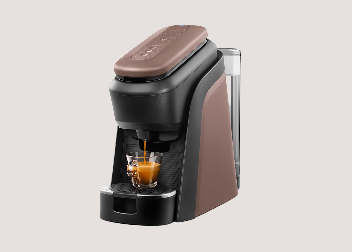Tablì macchina con caffè